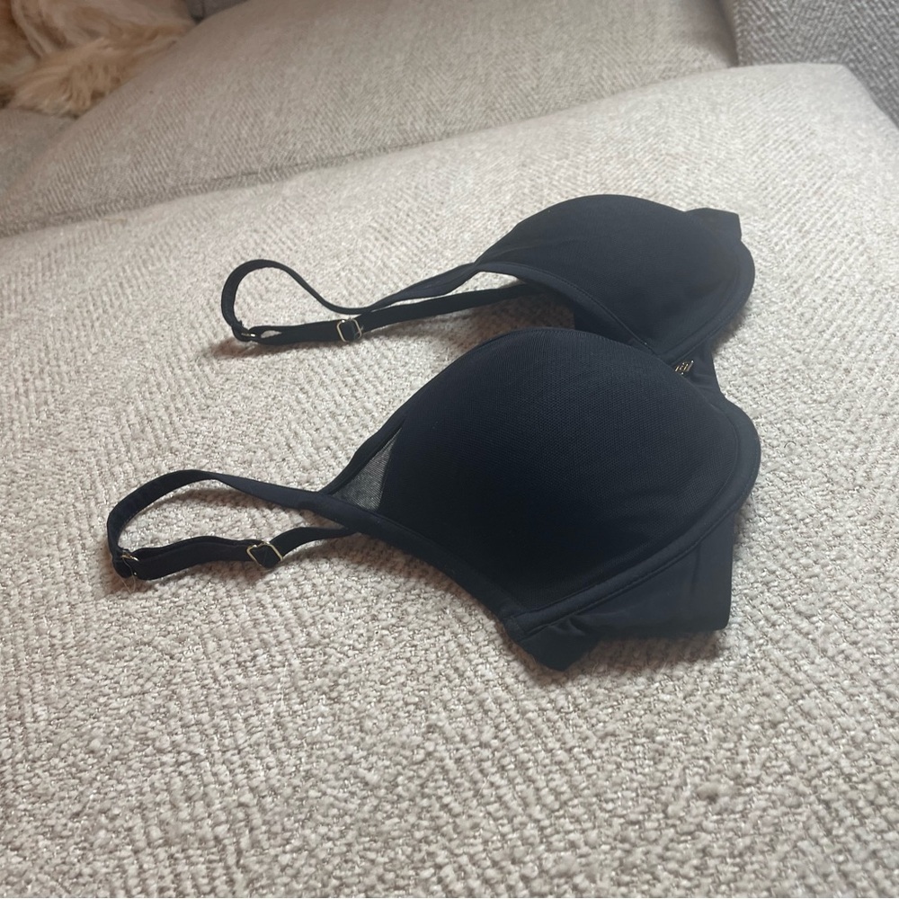 Thirdlove 24/7 Classic Uplift black Plunge Bra with mesh - Picture 5 of 15
